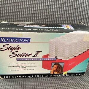 Remington Style Setter II Red Heated Rollers